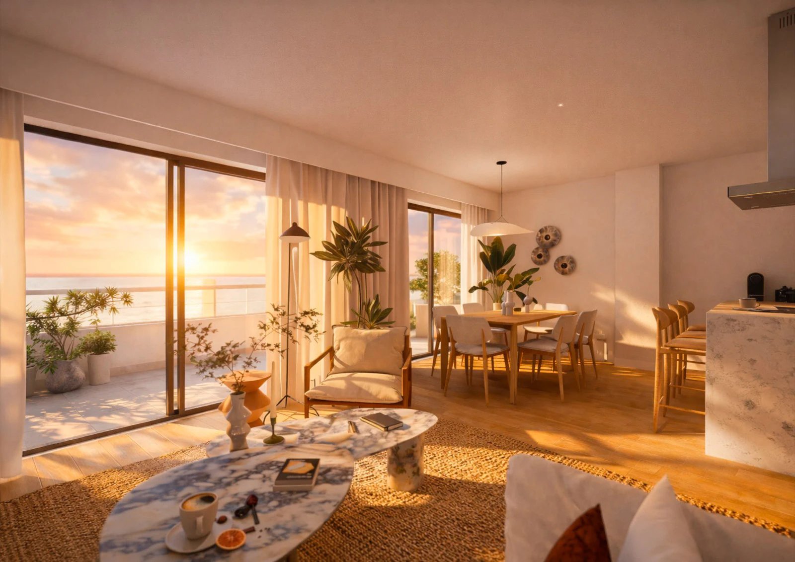 Beachfront Apartments with Sea Views