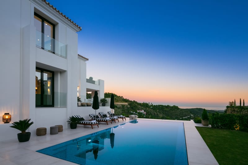 Private Hillside Villa with Sea Views