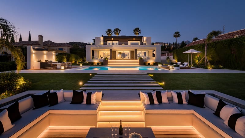 Exceptional villa front line to Los Naranjos Golf