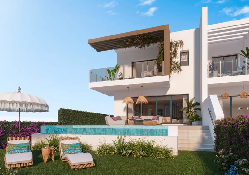 Townhouses with Sea Views