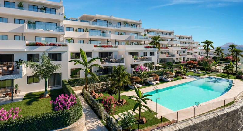 Apartments near Golf with Sea Views