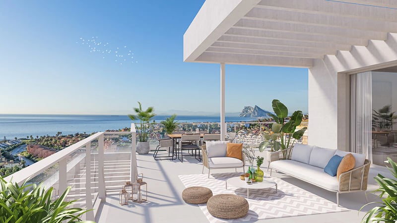 Apartments with Sea and Golf Views