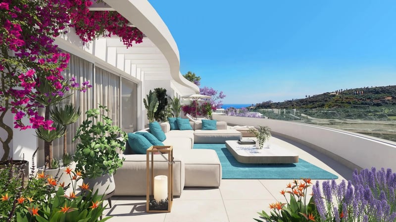 Golf Apartments with a Tropical Garden