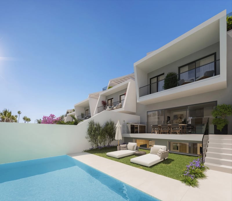 Townhouses with a Private Pool