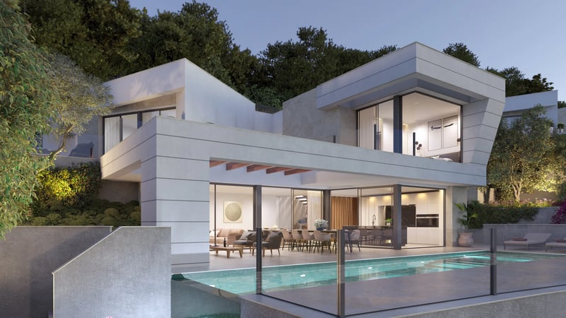 Villas with Panoramic Sea Views