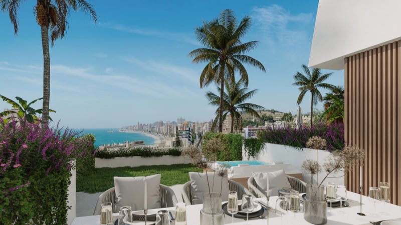 Townhouses with Panoramic Sea Views