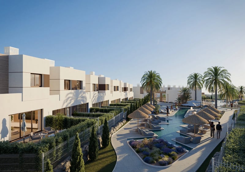 Townhouses near Golf