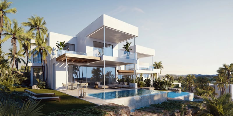 Semi-detached Villas in Golf Area