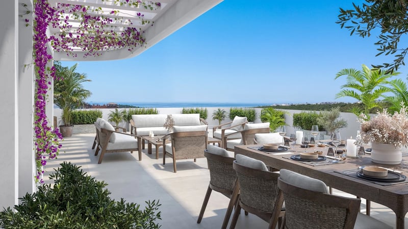 Apartments with Sea and Golf Views