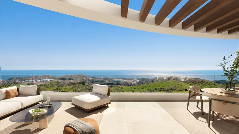 Hillside Apartments with Sea Views