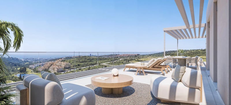 Apartments with Sea and Golf Views