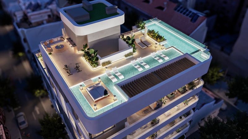Apartments 200 m from the Beach