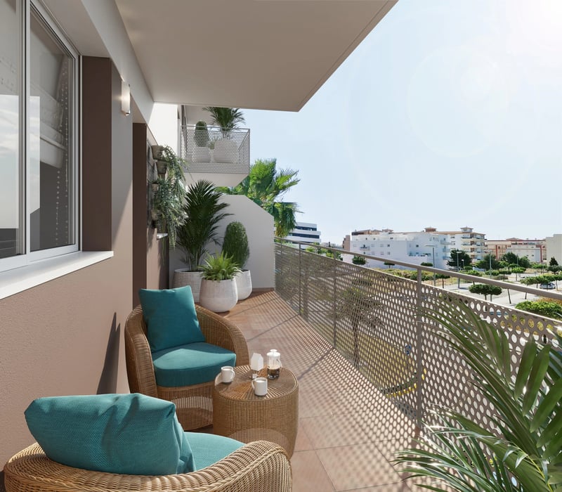 Apartments with Large Terraces and Pool