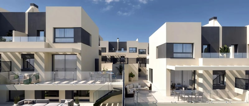 Townhouses with Sea Views and Private Solarium