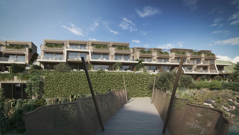 Townhouses with Private Infinity Pools