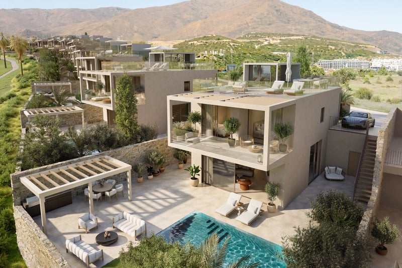 Villas with Golf and Sea Views