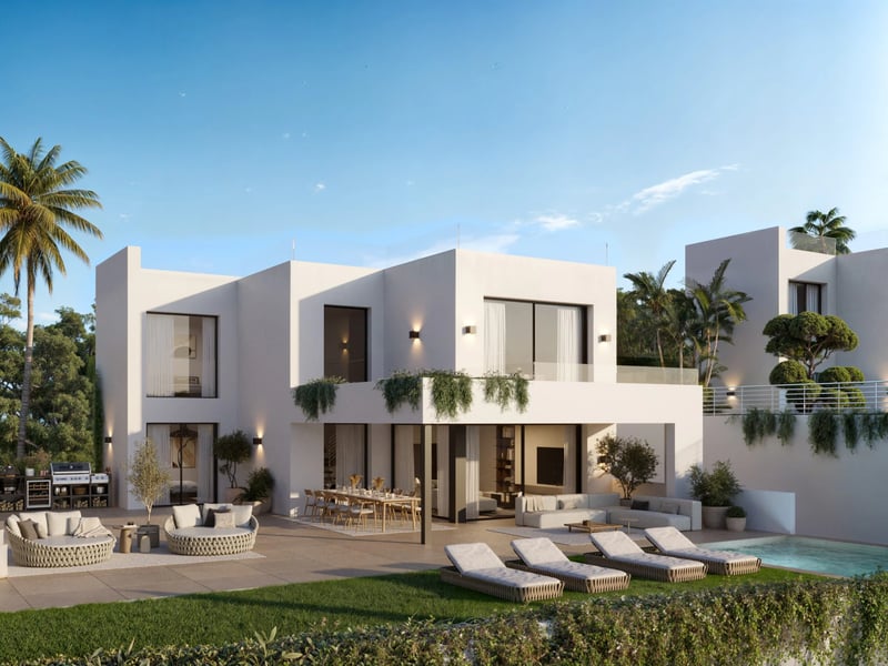 Villas with Private Pools and Sea Views