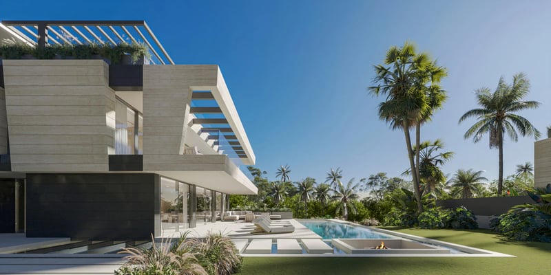 Spacious Villas with Private Gardens