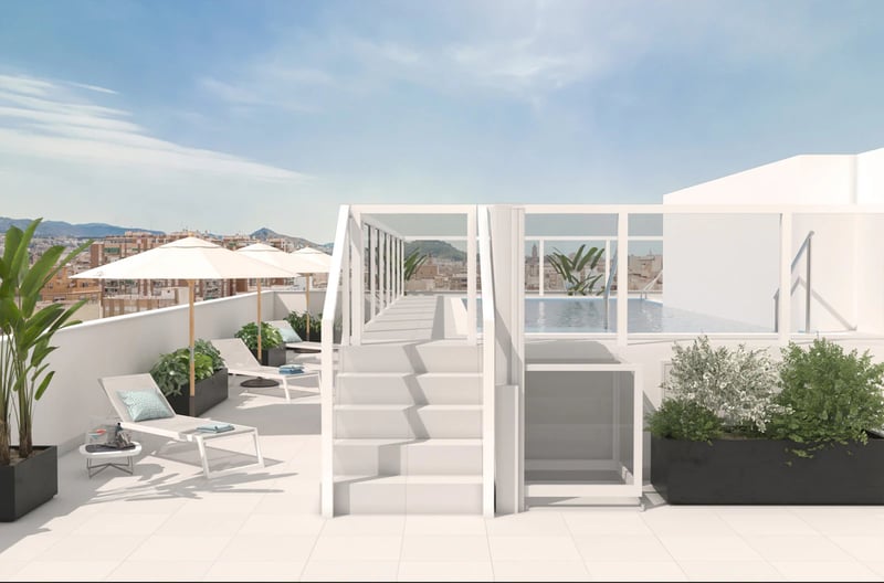 Apartments with a Communal Pool