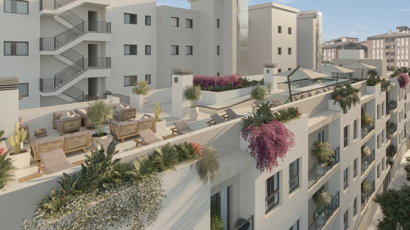 Apartments with a Rooftop Pool