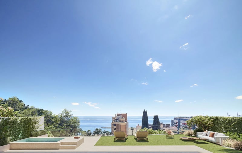 Townhouses with Private Gardens and Terraces