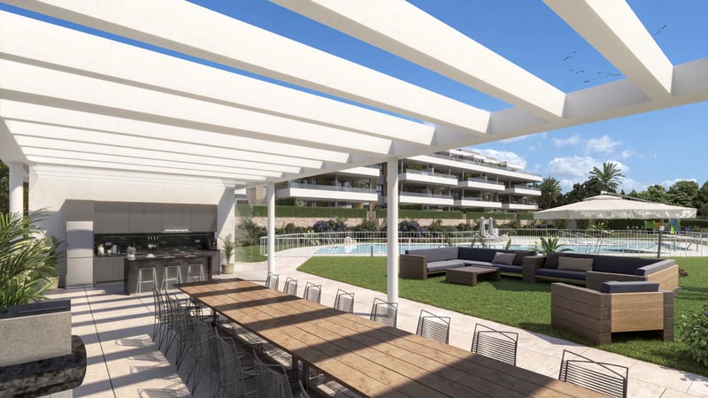 Apartments with a Beach-Entry Pool