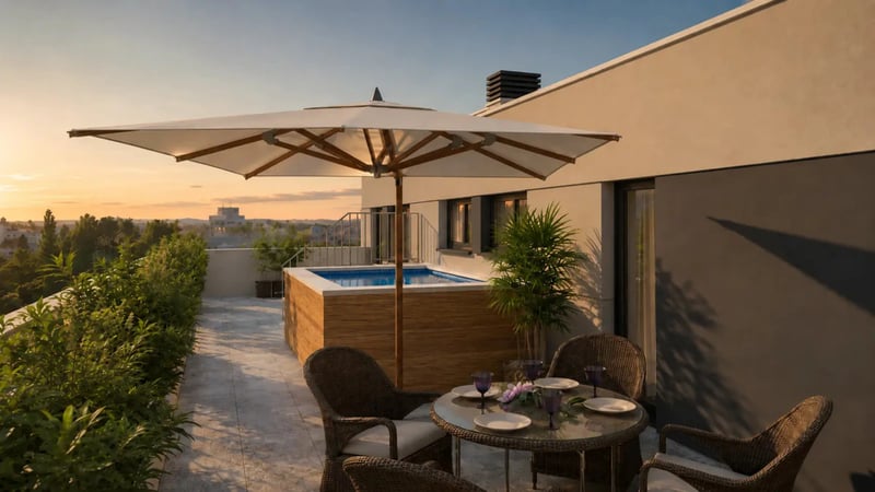 Apartments Near the Beach with Pool